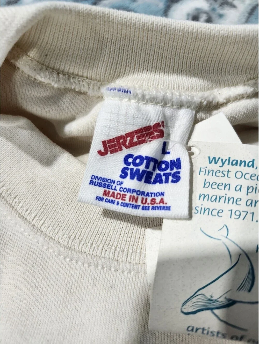 Vintage 90s Dolphin Paradise Wyland Sweatshirt Men's L Loungewear